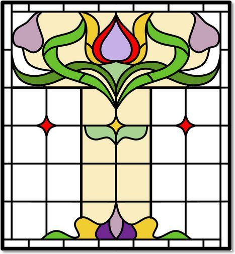 Stained glass designs (6) from South London Stained Glass