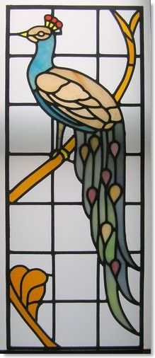Stained glass birds (4) from South London Stained Glass