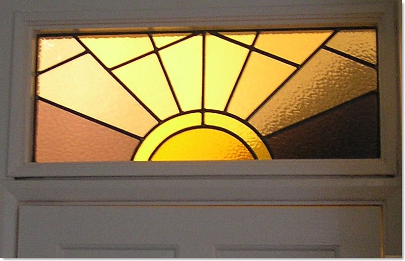 Art Deco stained glass (11) from South London Stained Glass