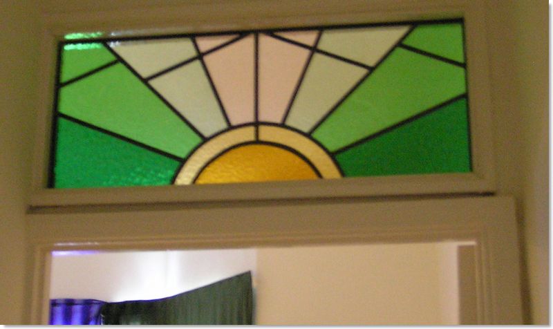 Art Deco stained glass (12) from South London Stained Glass