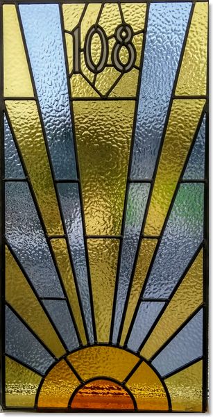 Art Deco stained glass (13) from South London Stained Glass
