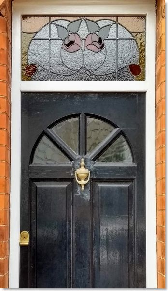 Stained glass door (1) from South London Stained Glass