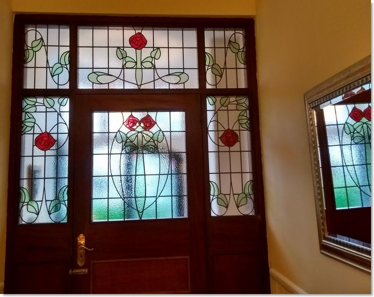 Stained glass door (11) from South London Stained Glass