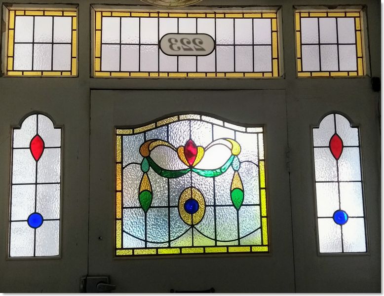 Stained glass door (12) from South London Stained Glass