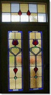 Stained glass door (16) from South London Stained Glass