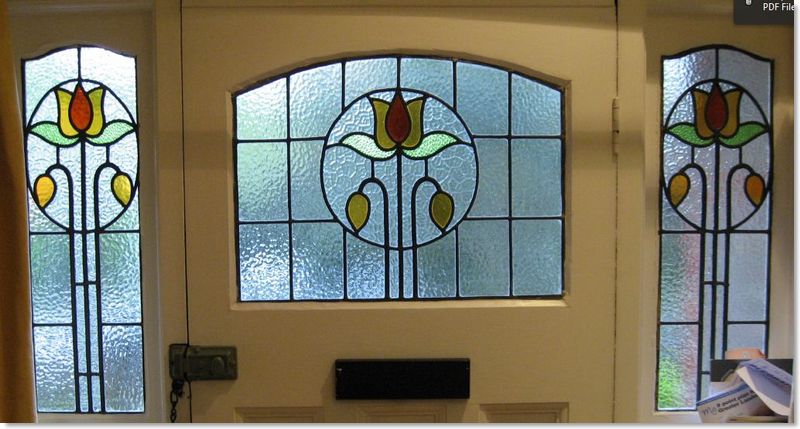 Stained glass door (24) from South London Stained Glass