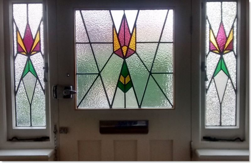 Stained glass door (26) from South London Stained Glass