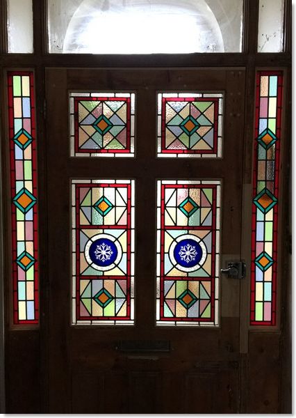 Stained glass door (32) from South London Stained Glass