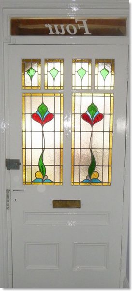 Stained glass door (33) from South London Stained Glass