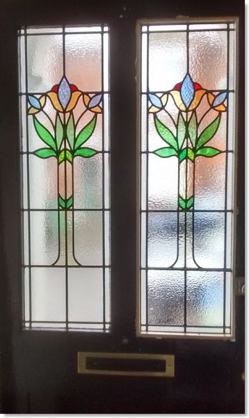 Stained glass door (35) from South London Stained Glass