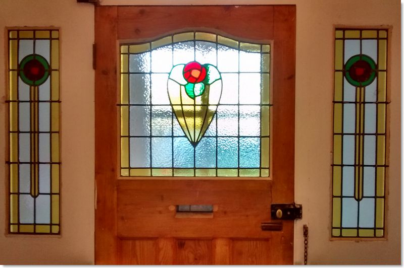 Stained glass door (36) from South London Stained Glass