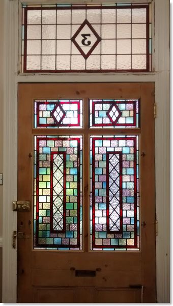 Stained glass door (37) from South London Stained Glass