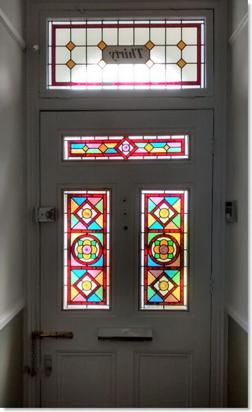 Stained glass door (38) from South London Stained Glass