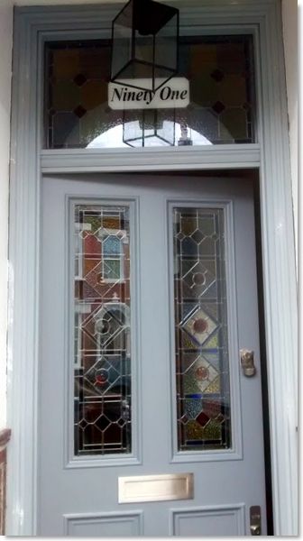 Stained glass door (40) from South London Stained Glass