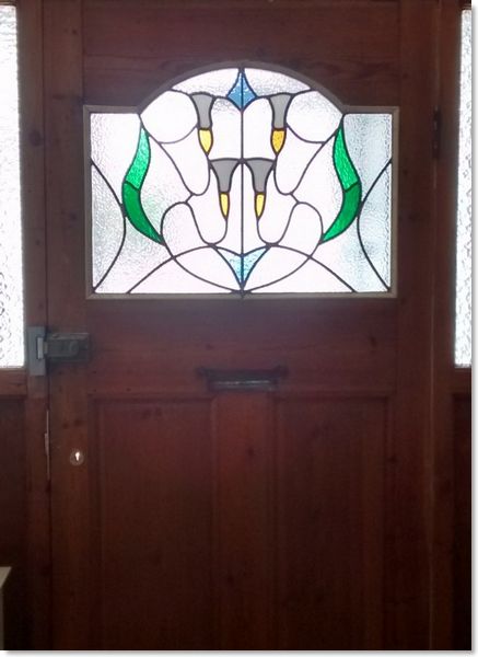 Stained glass door (42) from South London Stained Glass