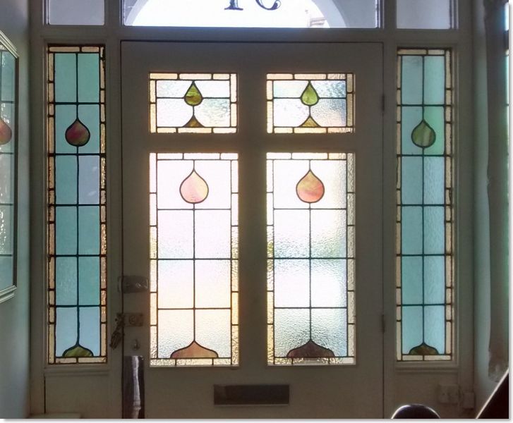 Stained glass door (44) from South London Stained Glass