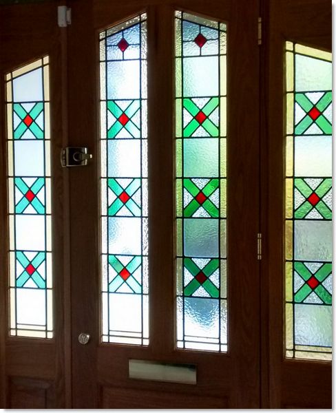 Stained glass door (46) from South London Stained Glass