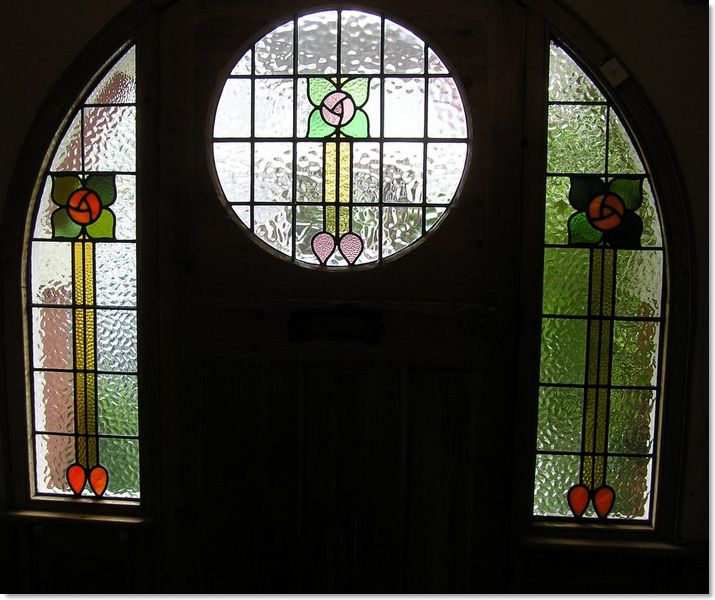 Stained glass door (50) from South London Stained Glass