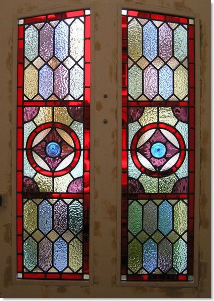 Stained glass door (52) from South London Stained Glass