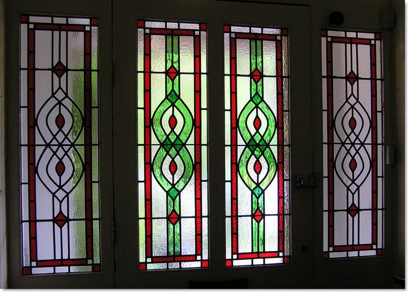 Stained glass door (56) from South London Stained Glass