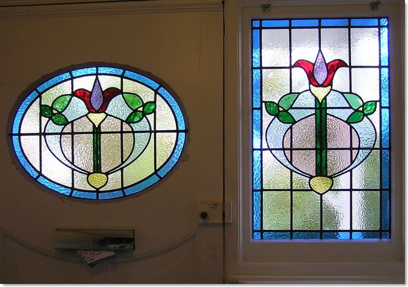 Stained glass door (57) from South London Stained Glass