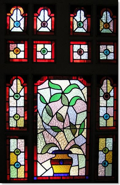 Stained glass door (60) from South London Stained Glass