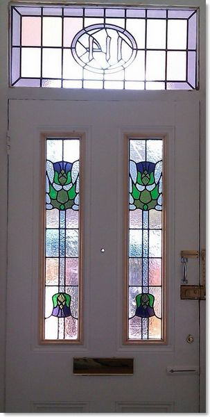 Stained glass door (61) from South London Stained Glass