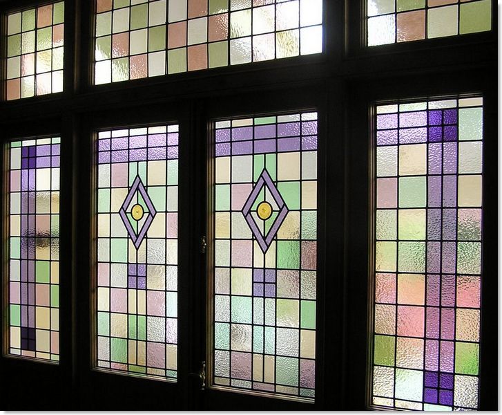 Stained glass door (70) from South London Stained Glass