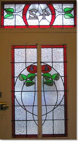 Stained glass door (73) from South London Stained Glass