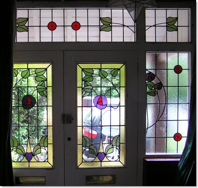 Stained glass door (79) from South London Stained Glass