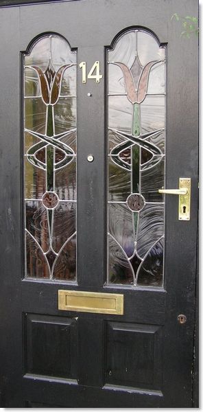 Stained glass door (86) from South London Stained Glass