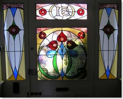 Stained glass door (87) from South London Stained Glass