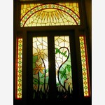 Stained glass door (90) from South London Stained Glass