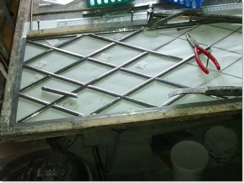 Leaded light (2) from South London Stained Glass