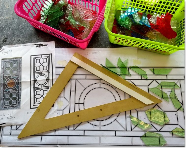 Stained glass materials (16) from South London Stained Glass