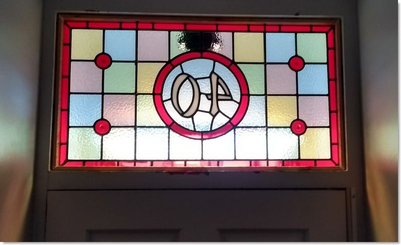 House numbers and names in stained glass (2) from South London Stained Glass