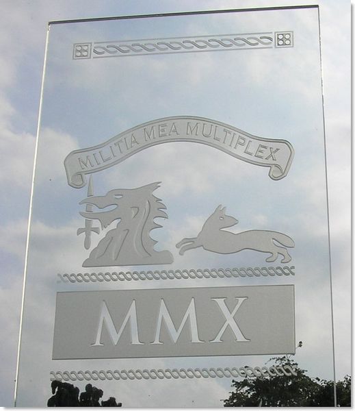 House numbers and names in stained glass (37) from South London Stained Glass