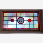 House numbers and names in stained glass (8) from South London Stained Glass