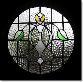 Round stained glass window (12) from South London Stained Glass