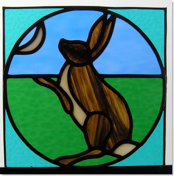 Round stained glass window (21) from South London Stained Glass