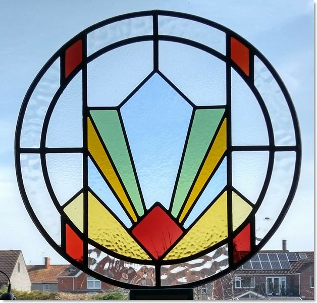 Round stained glass window (6) from South London Stained Glass