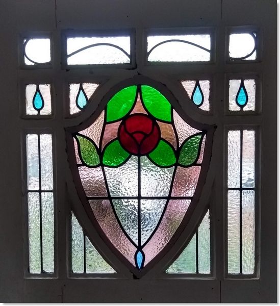 Round stained glass window (8) from South London Stained Glass