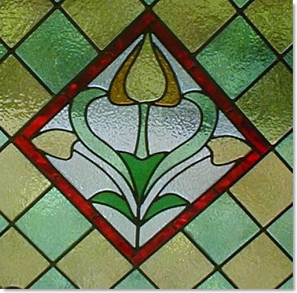 Square stained glass windows (20) from South London Stained Glass