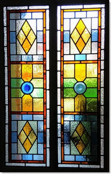 Long stained glass (12) from South London Stained Glass