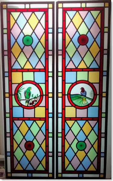 Long stained glass (17) from South London Stained Glass