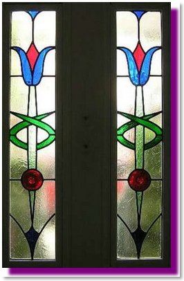 Long stained glass (18) from South London Stained Glass