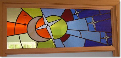 Wide stained glass windows (5) from South London Stained Glass